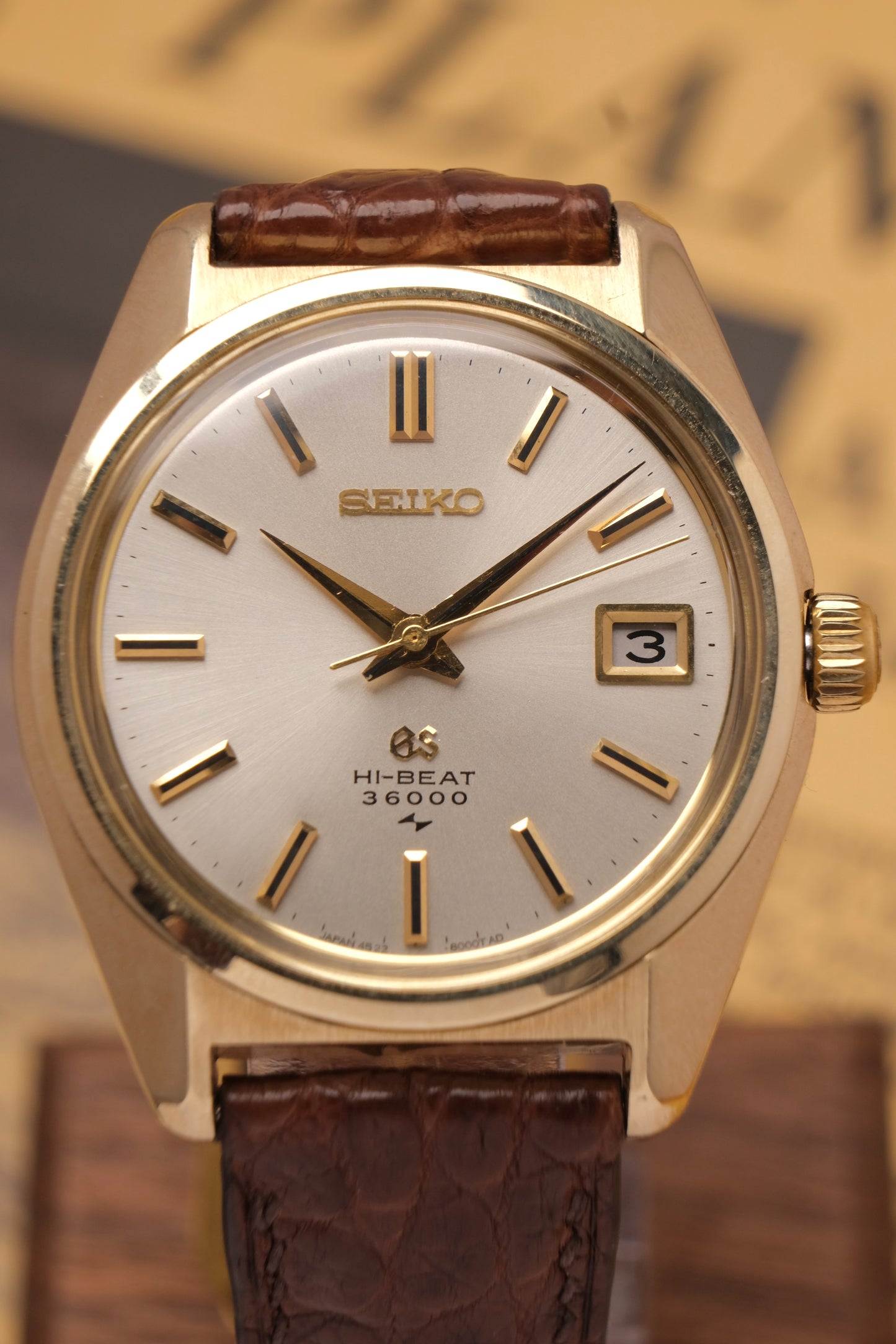Grand Seiko GS45 High Beat 36000  4522-8000 CAP GOLD 001386