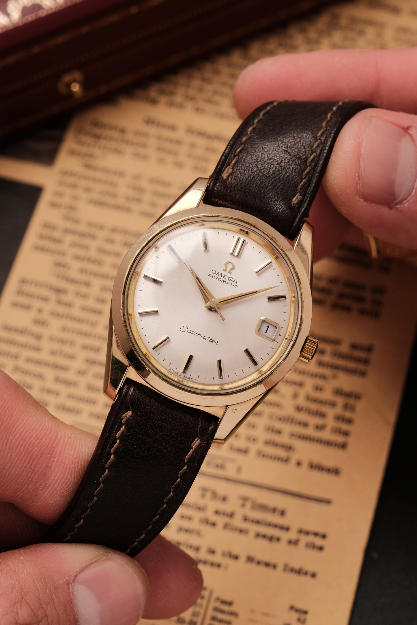 1966 Omega Seamaster Automatic Gold Capped REF.166.010