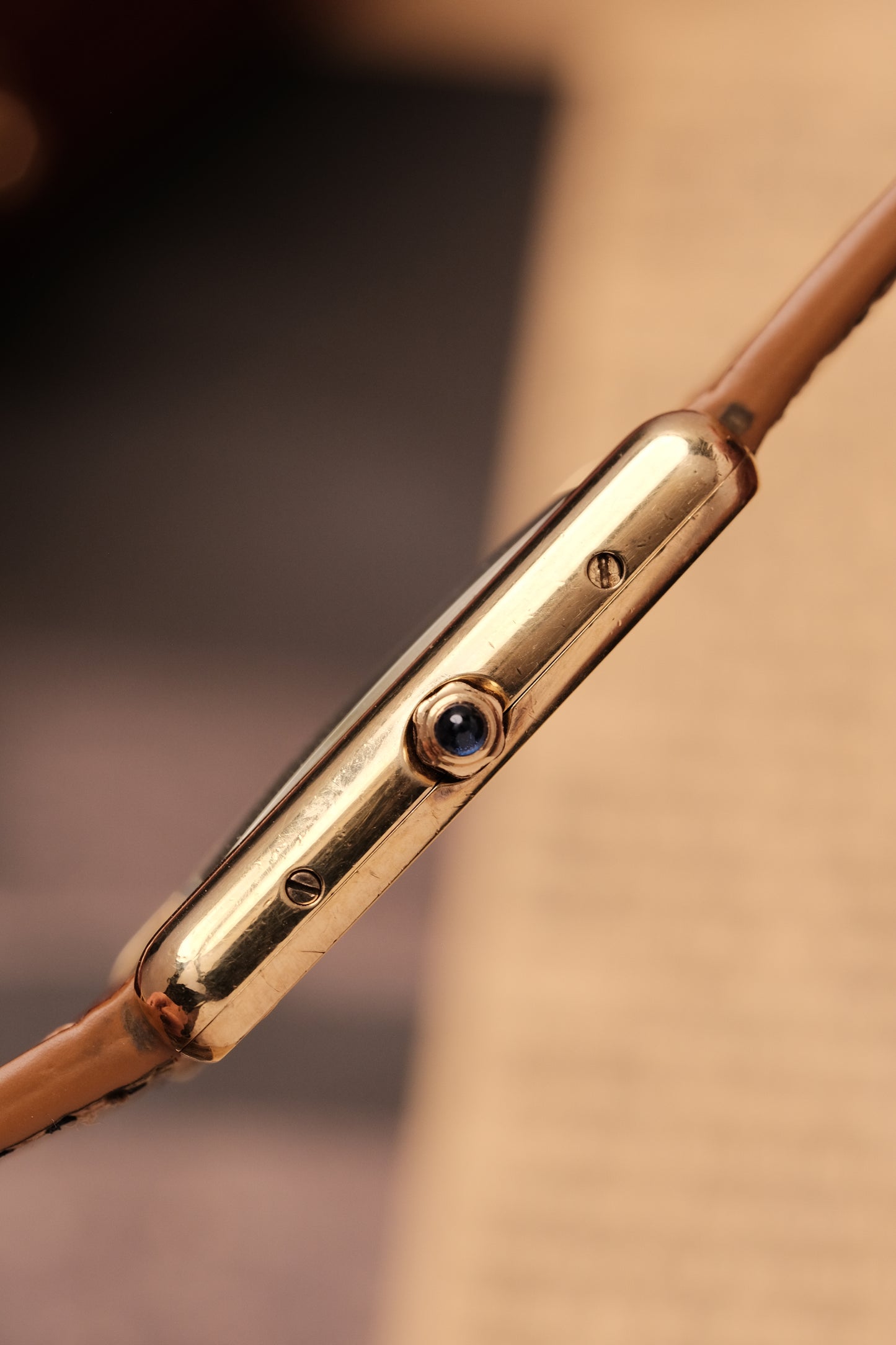 CARTIER MUST DE CARTIER TANK VERMEIL ROMAN DIAL REF. 64221