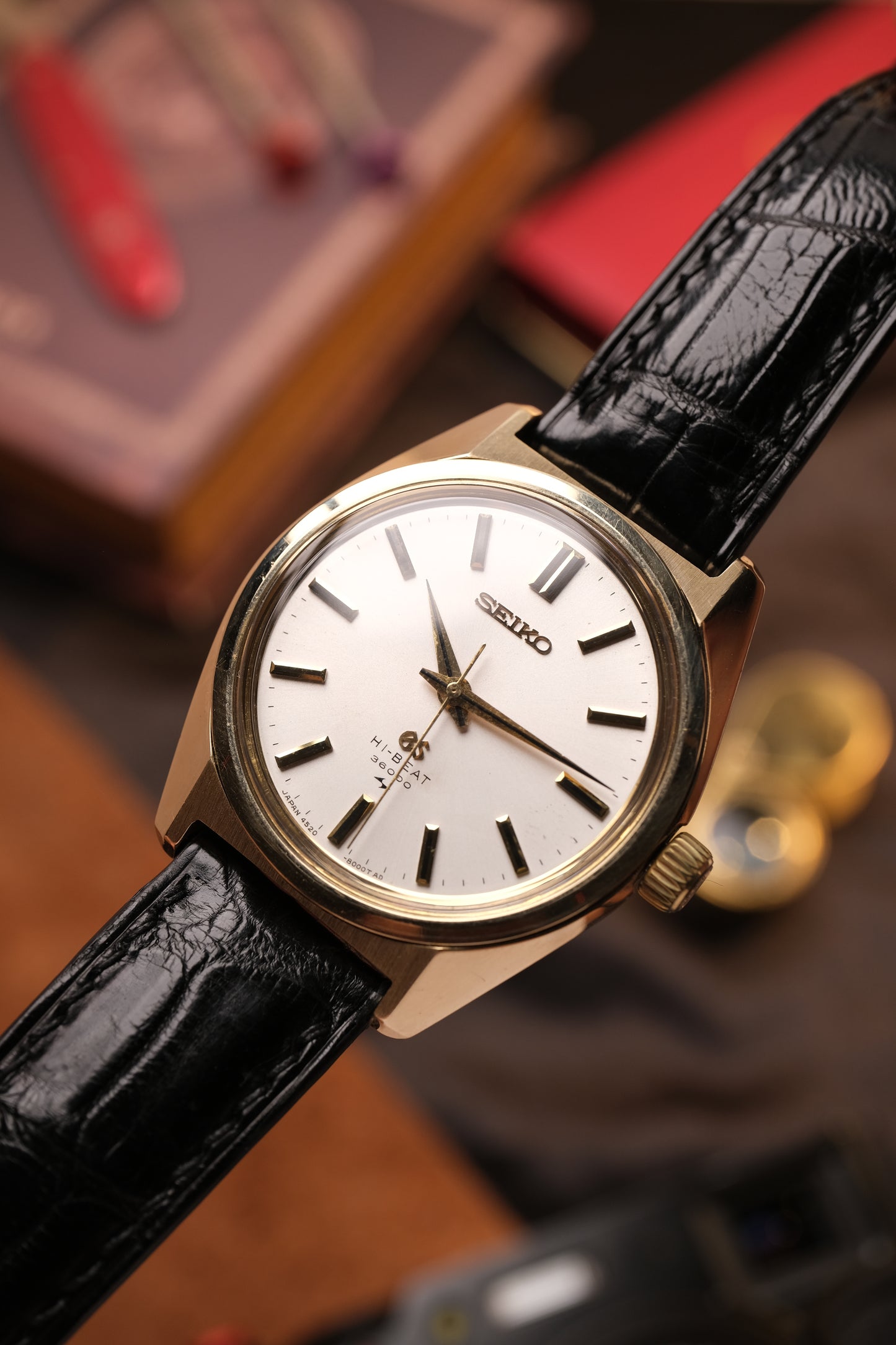 Grand Seiko GS45 High Beat 36000 1969's 4520-8000 CAP GOLD NoDate