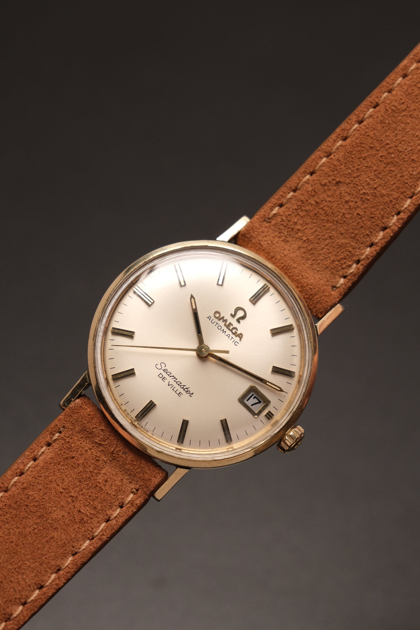 1960s Vintage OMEGA Seamaster De Ville LL6287-1 14k Gold Filled