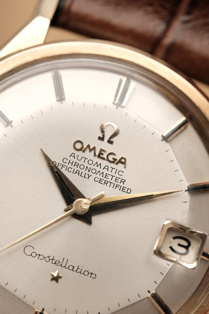 1964 OMEGA CONSTELLATION PIE PAN DOG LEG White Dial AUTOMATIC CHRONOMETER REF. 168.005