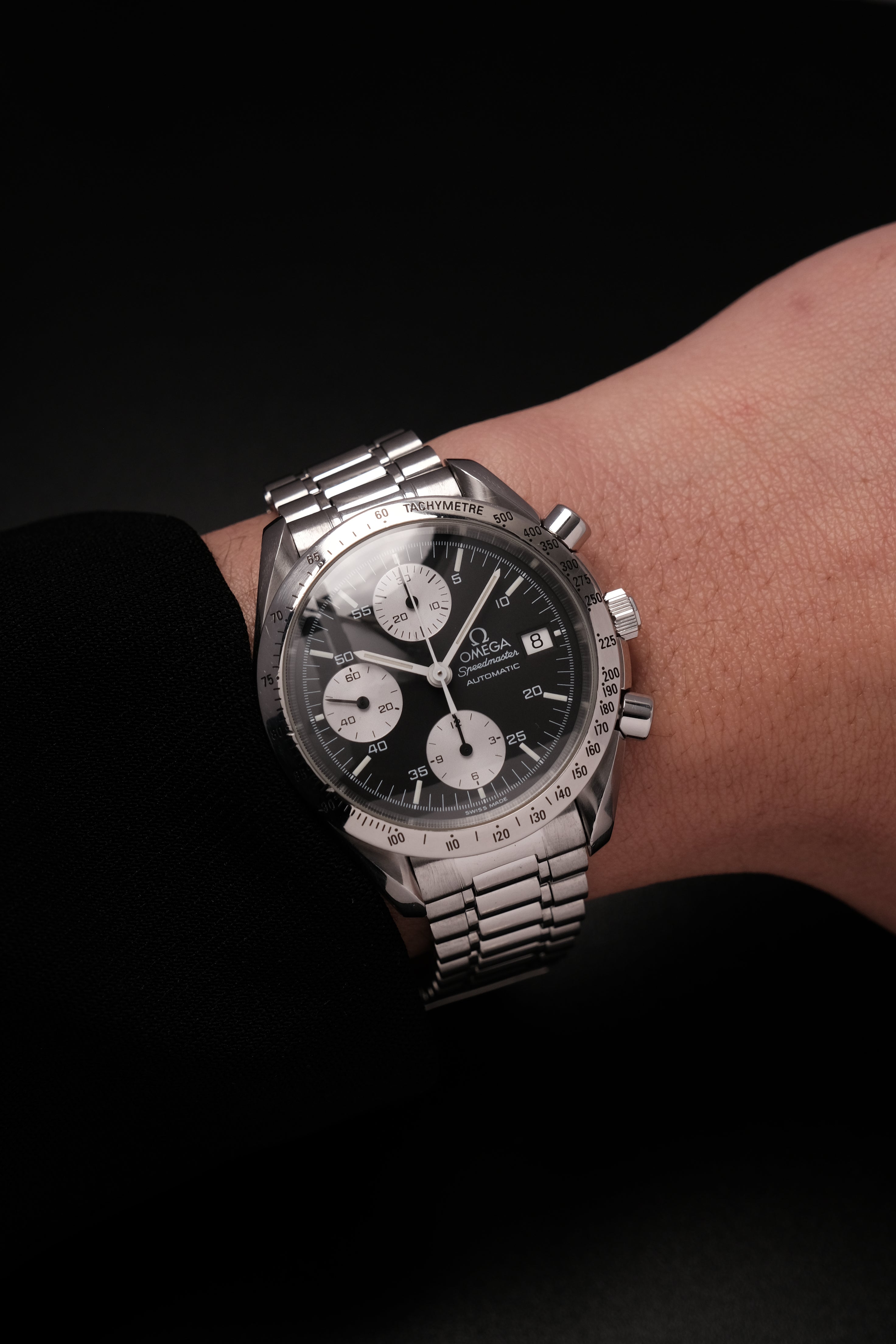 1998 Omega Speedmaster Reverse Panda Chronograph Automatic Date 3511.5 ...