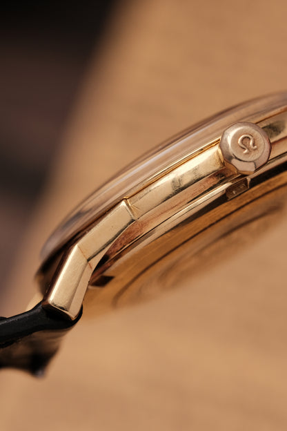 1962 18k Solid Gold 167.005 OMEGA CONSTELLATION PIE PAN DOG LEG White Dial AUTOMATIC CHRONOMETER