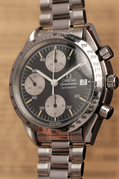 1996 Omega Speedmaster Reverse Panda Chronograph Automatic Date 3511.50 Cal. 1155 + BOX and Paper