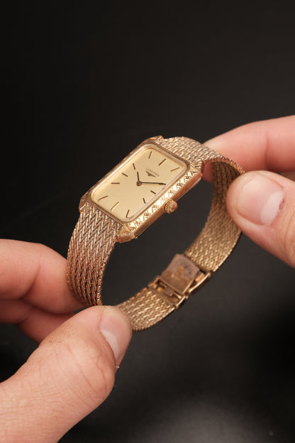 1978  Longines Vintage Tank Integrated Bracelet Hand Winding 832-1174