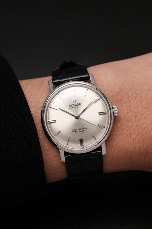 1964 Vintage Omega Seamaster De Ville Automatic White Dial 165.020