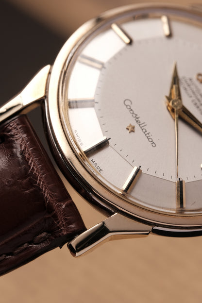 1966 OMEGA CONSTELLATION PIE PAN DOG LEG White Dial AUTOMATIC CHRONOMETER REF. 168.005