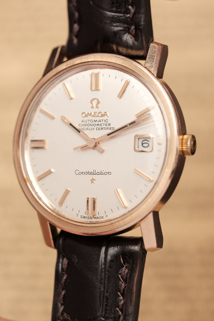 1967 OMEGA Constellation Chronometer Date Rose Gold REF. 168.018