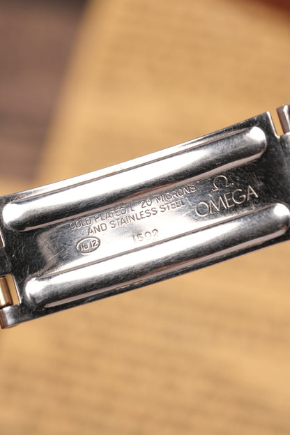 1968 OMEGA CONSTELLATION PIE PAN DOG LEG GOLD BRACELET  AUTOMATIC CHRONOMETER REF. 168.005