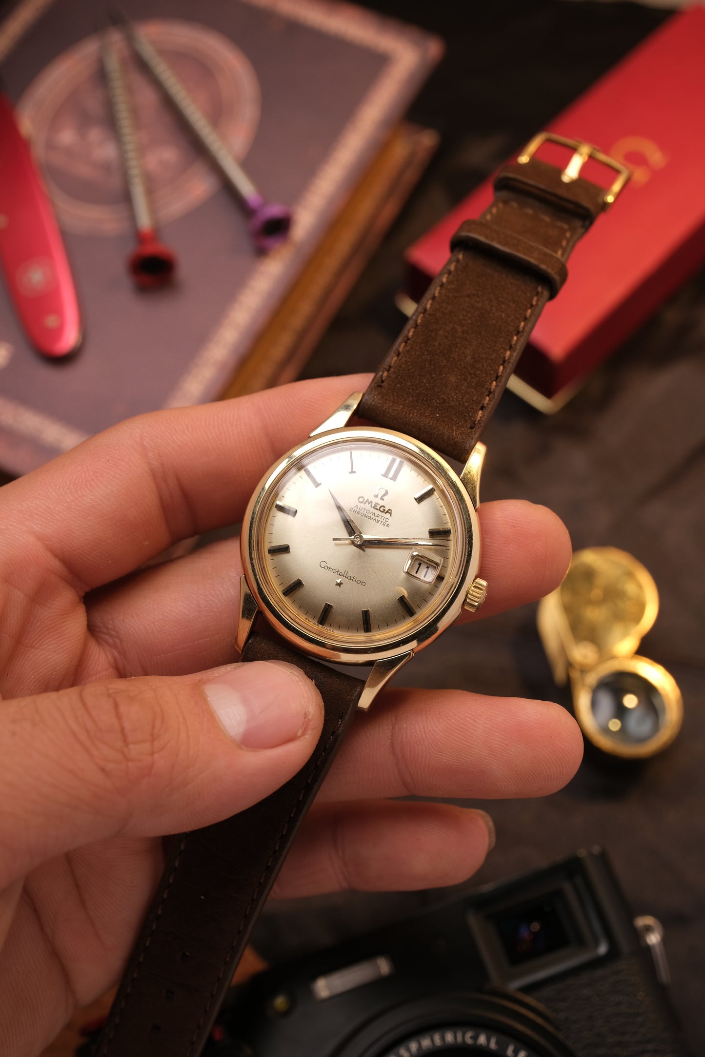 OMEGA CONSTELLATION JUMBO 37mm AUTOMATIC CHRONOMETER REF. 14777 62 SC