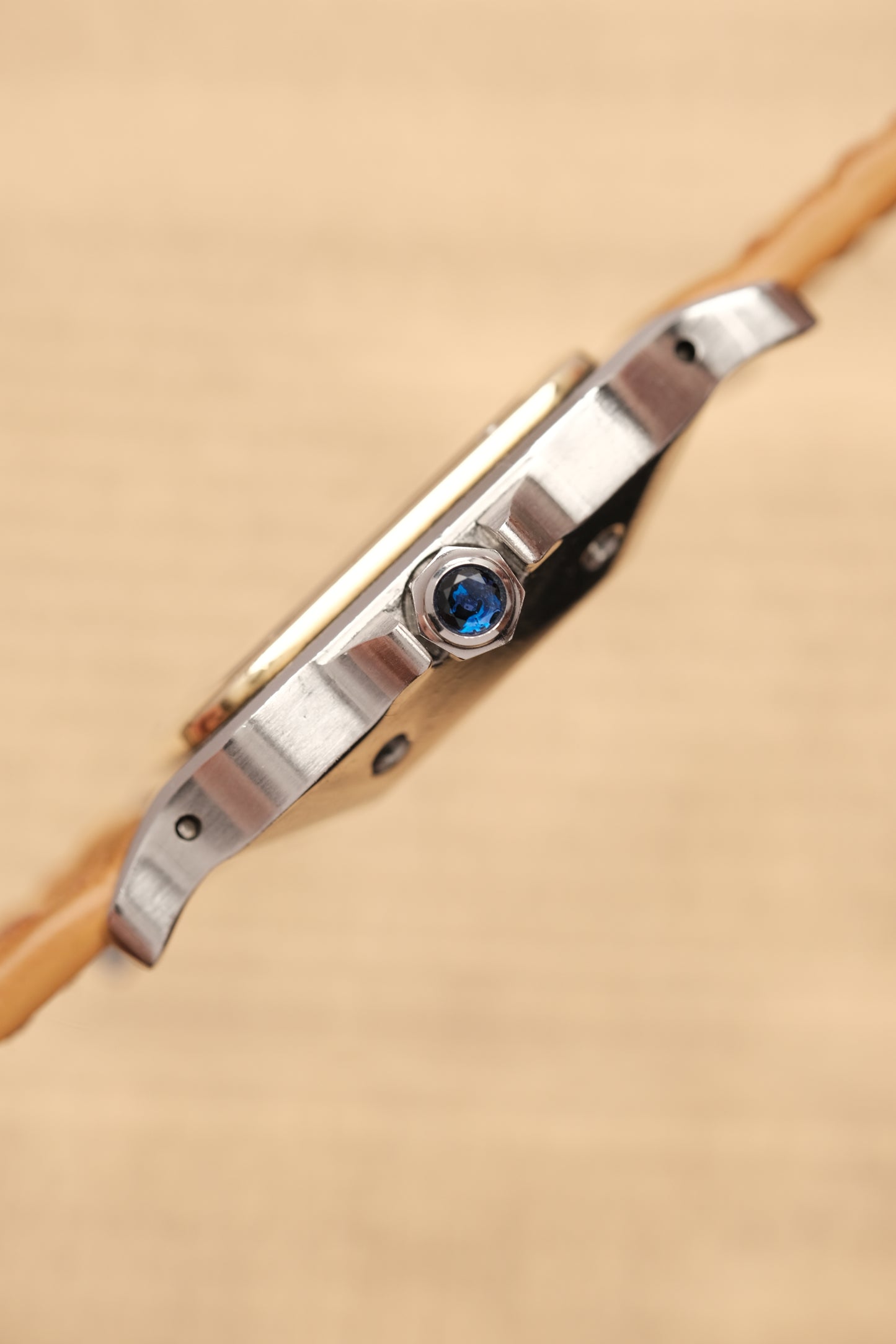 Cartier Santos Carree 2961 Large( 29x41mm)  White Romans Automatic 1980