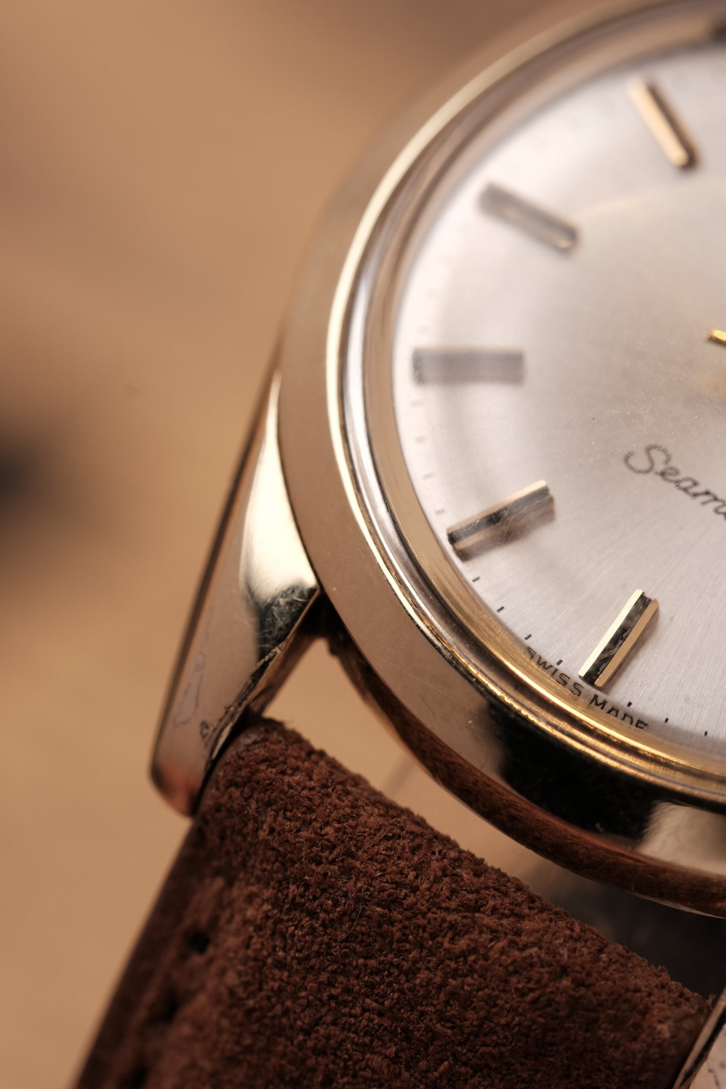 Vintage Omega Seamaster Automatic Gold Capped 166.010-63 ( Sapphire case back)