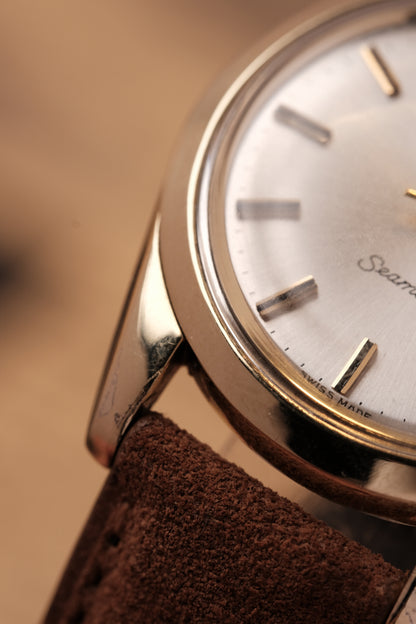 Vintage Omega Seamaster Automatic Gold Capped 166.010-63 ( Sapphire case back)
