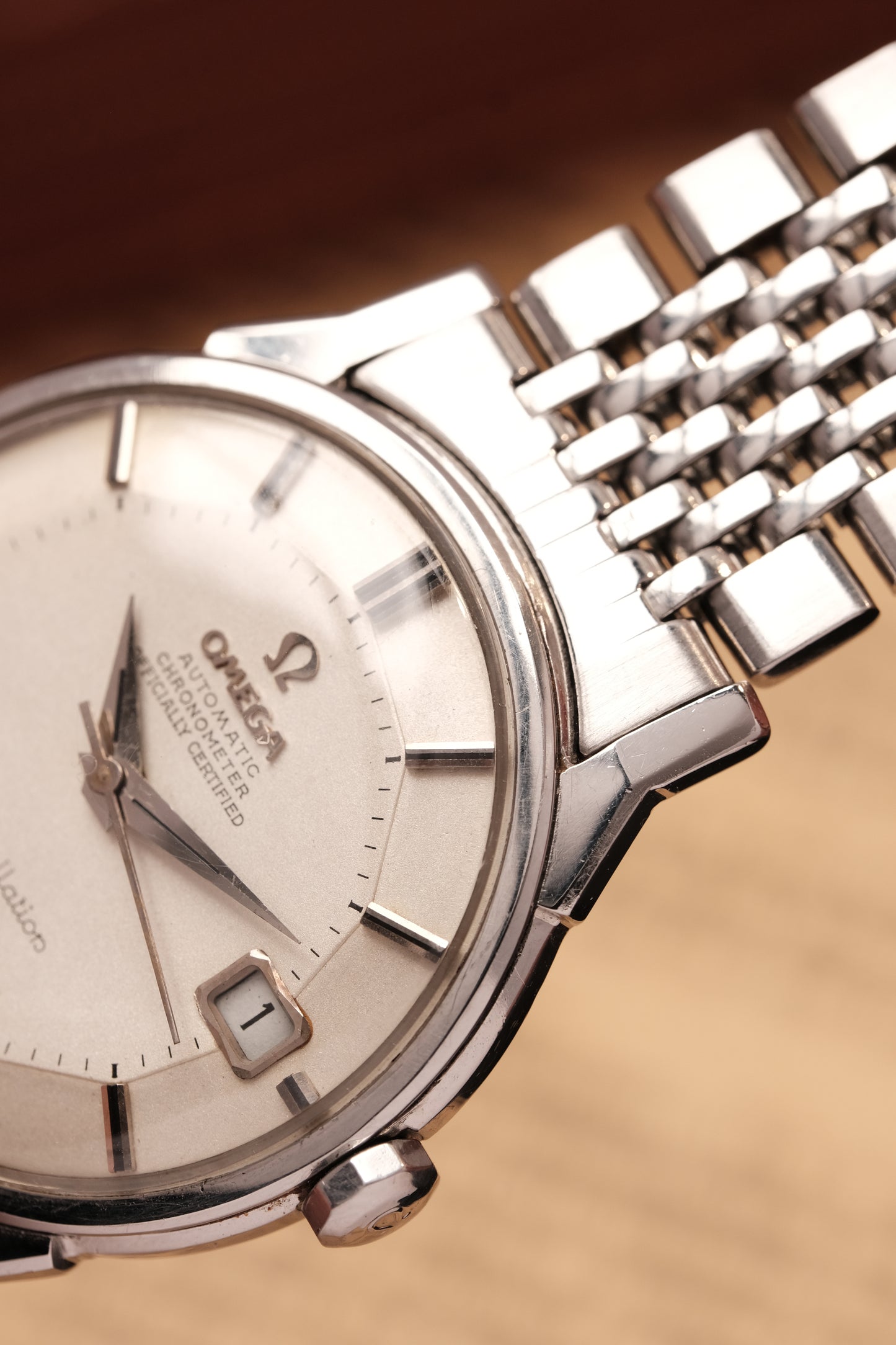 1966 OMEGA CONSTELLATION PIE PAN DOG LEG AUTOMATIC CHRONOMETER REF. 168.005