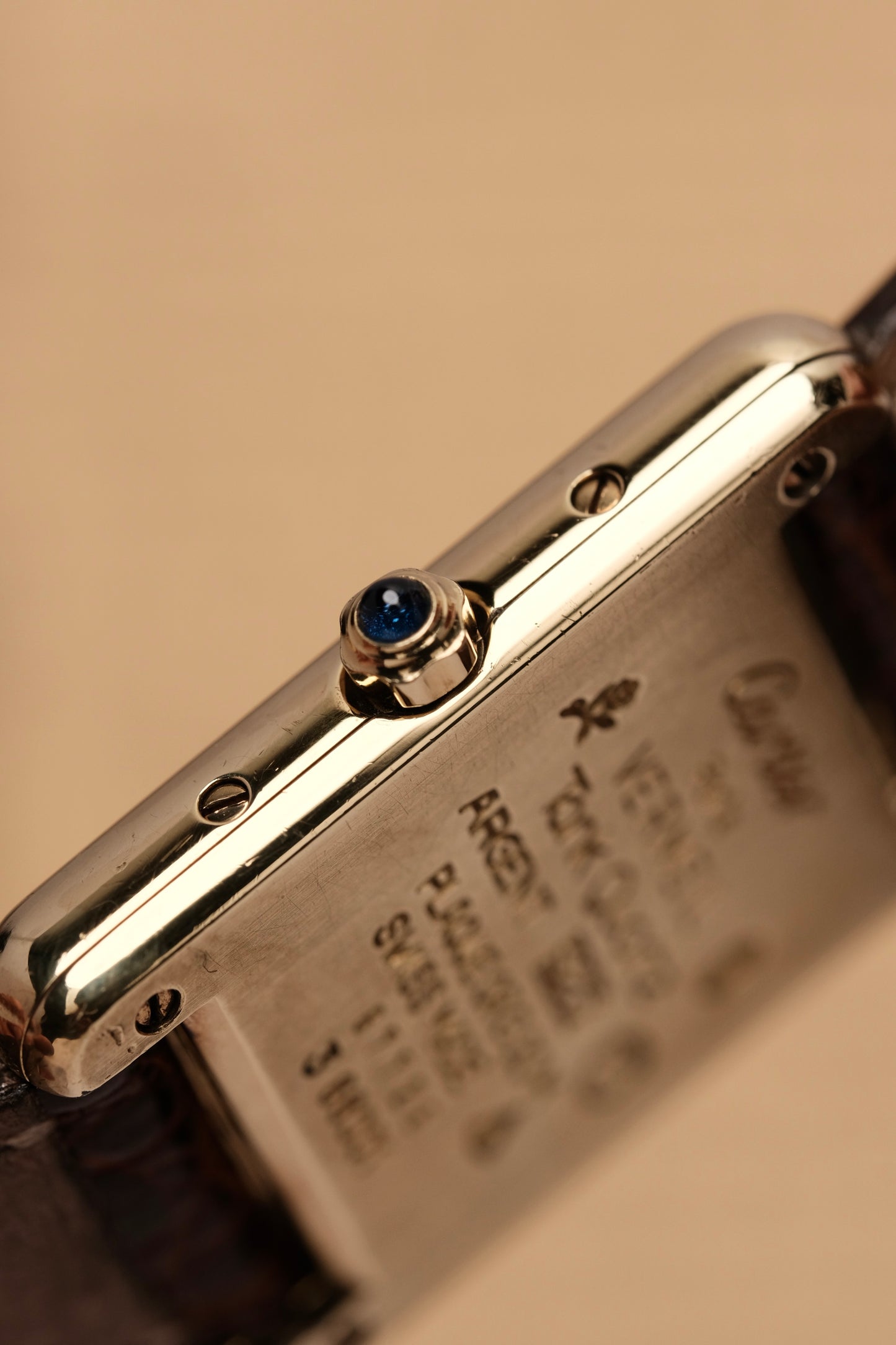 Vintage Cartier Must De Tank Vermeil (SM 20x28mm) ROMAN DIAL QUARTZ Ref.87728