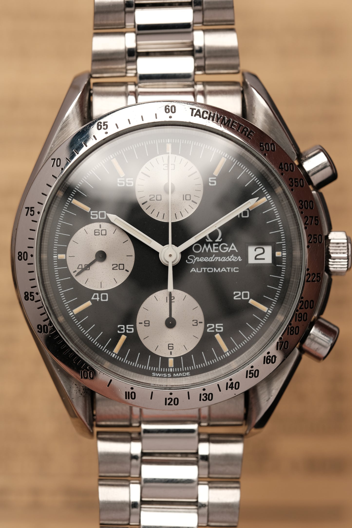 1996 Omega Speedmaster Reverse Panda Chronograph Automatic Date 3511.50 Cal. 1155 + BOX and Paper