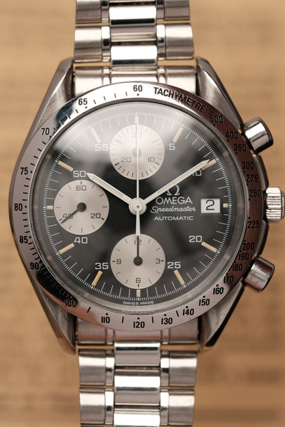 1996 Omega Speedmaster Reverse Panda Chronograph Automatic Date 3511.50 Cal. 1155 + BOX and Paper
