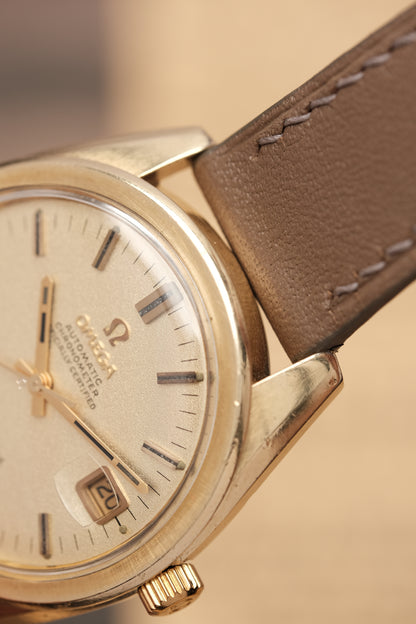 1968 Vintage Omega Seamaster Sparkle Dial Automatic 168.022 Jumbo 36mm Gold Capped Cal.564
