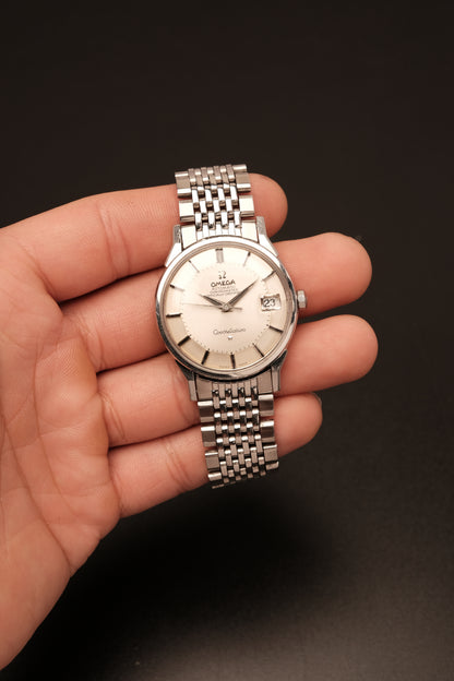1963 OMEGA CONSTELLATION PIE PAN Stainless Steel  AUTOMATIC REF. 168.005 Beads of rice bracelet