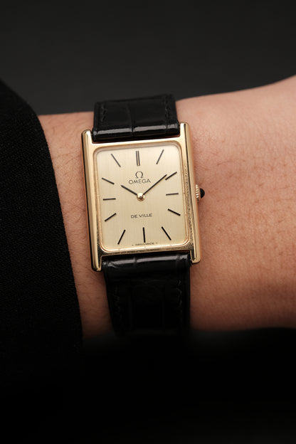Vintage Tank OMEGA DE VILLE (25x31mm) Manual Winding REF. 511.0404 + BOX
