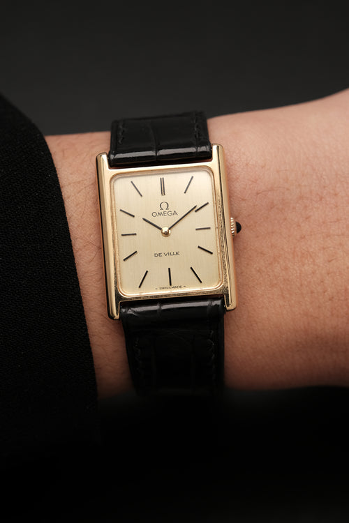 Vintage Tank OMEGA DE VILLE (25x31mm) Manual Winding REF. 511.0404 + BOX