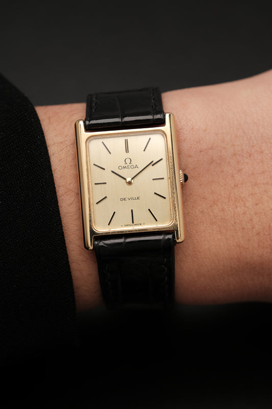 Vintage Tank OMEGA DE VILLE (25x31mm) Manual Winding REF. 511.0404 + BOX