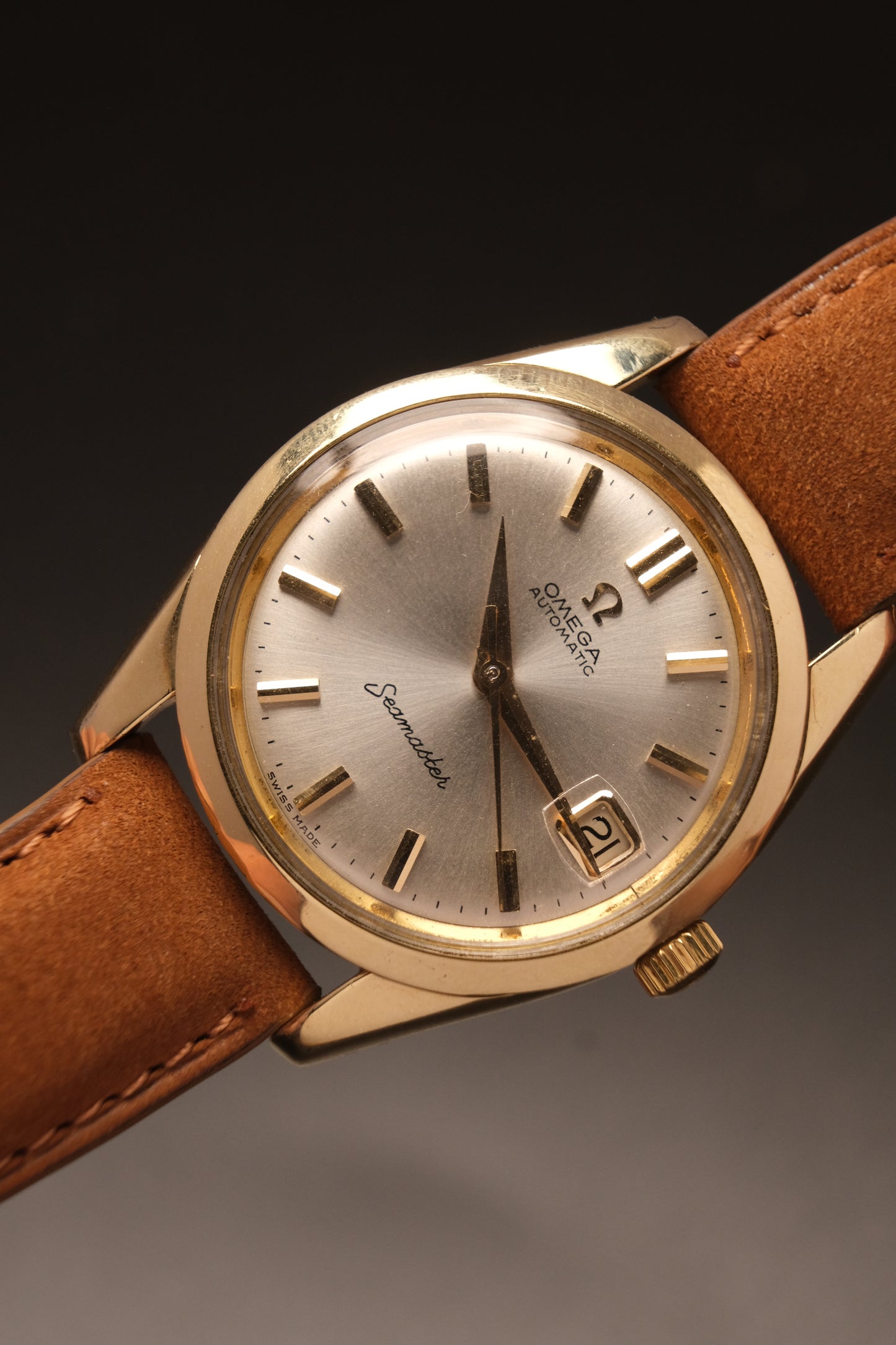Vintage Omega Seamaster Automatic Gold Capped  14763-61