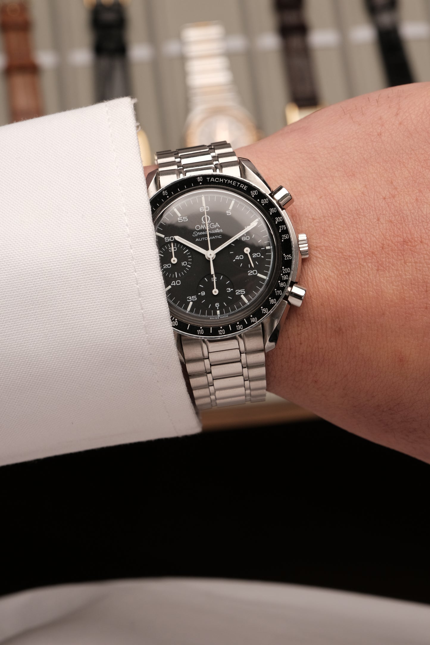 Omega Speedmaster Reduced Speedy Reduced Automatic 39mm (Box+ Paper)