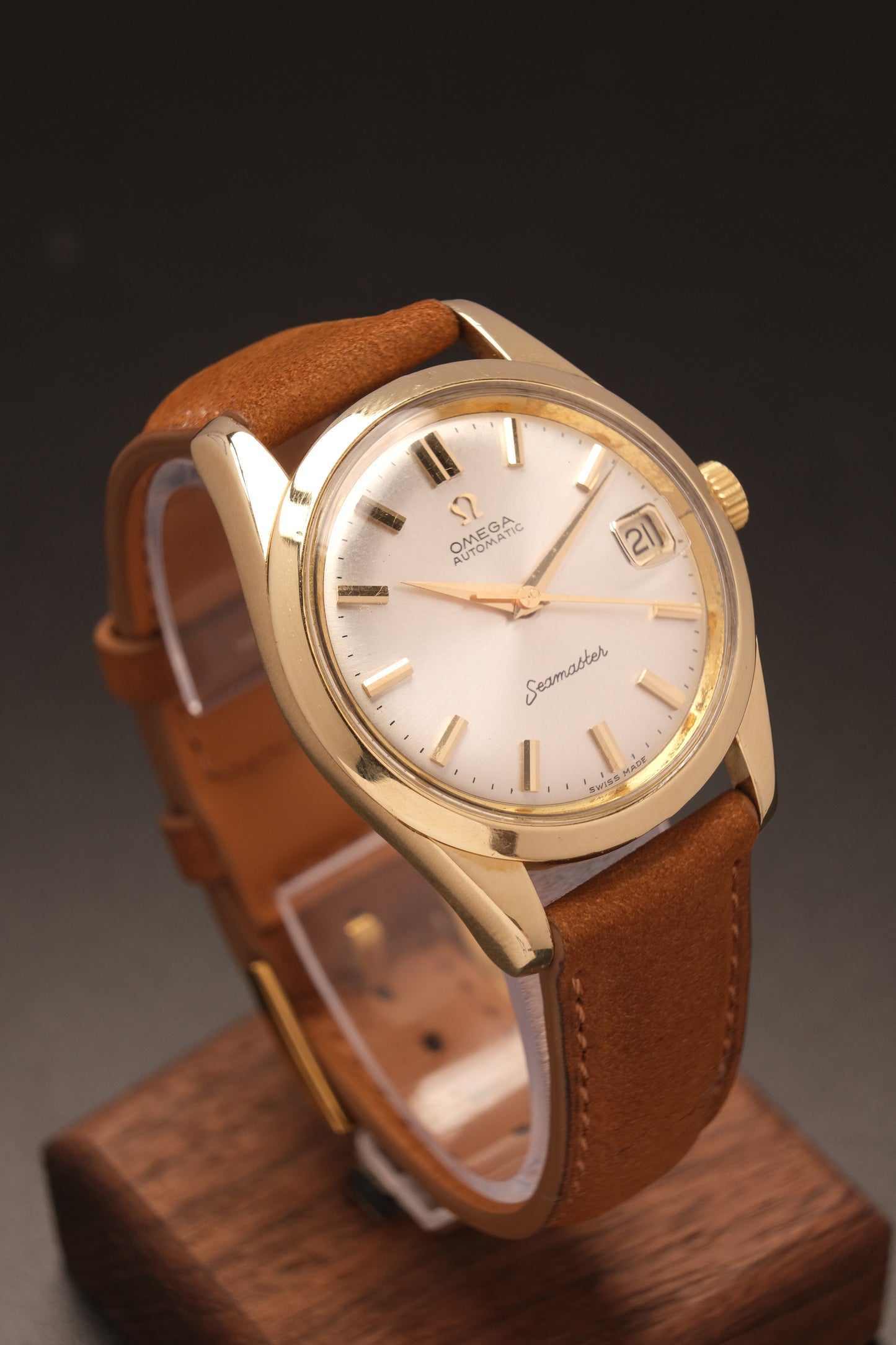 Vintage Omega Seamaster Automatic Gold Capped  14763-61