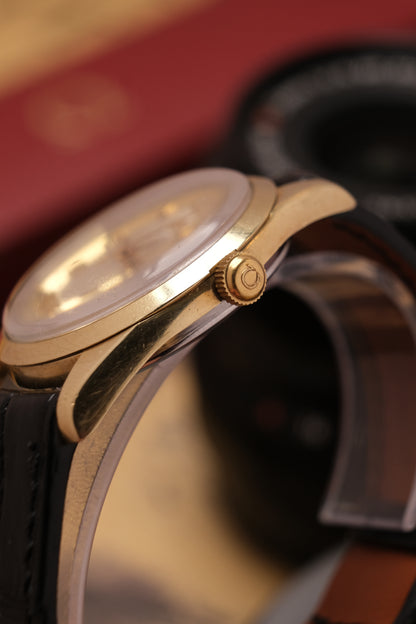 Vintage Omega Seamaster Automatic Pie Pan Dial Gold Capped 166.010-63 (Rare)