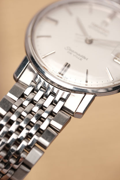 1966 Vintage Omega Seamaster De Ville Automatic White Dial 166.020