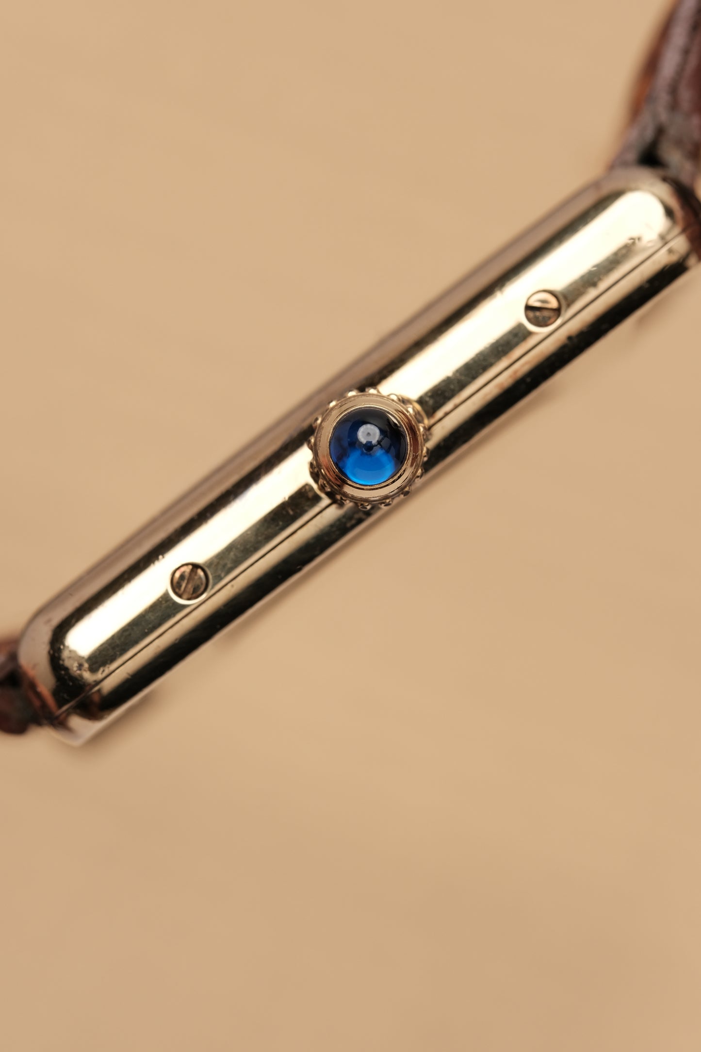 CARTIER MUST DE TANK VERMEIL (LM 23x31mm) ROMAN DIAL QUARTZ Ref.590005