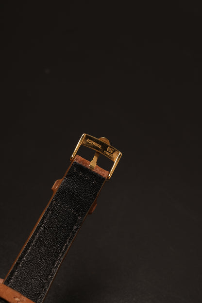 Omega Seamaster Automatic Crosshair Dial Gold Capped Ref 14765 62SC  C.552