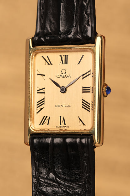 Vintage Tank OMEGA DE VILLE REF. 511.0404  Roman numerals