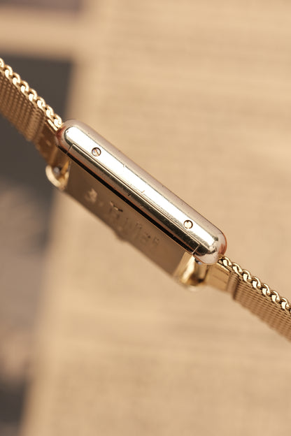 CARTIER MUST DE TANK VERMEIL (LM 23x31mm) ROMAN DIAL HAND WINDING 6144974 + BOX