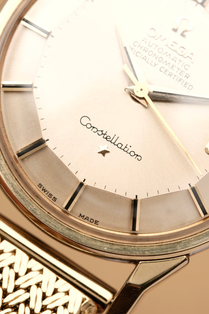 1963 OMEGA CONSTELLATION PIE PAN DOG LEG White Dial AUTOMATIC CHRONOMETER REF. 168.005