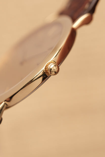 Omega De Ville Ref.1950075.2 Ultra Thin Gold Quartz