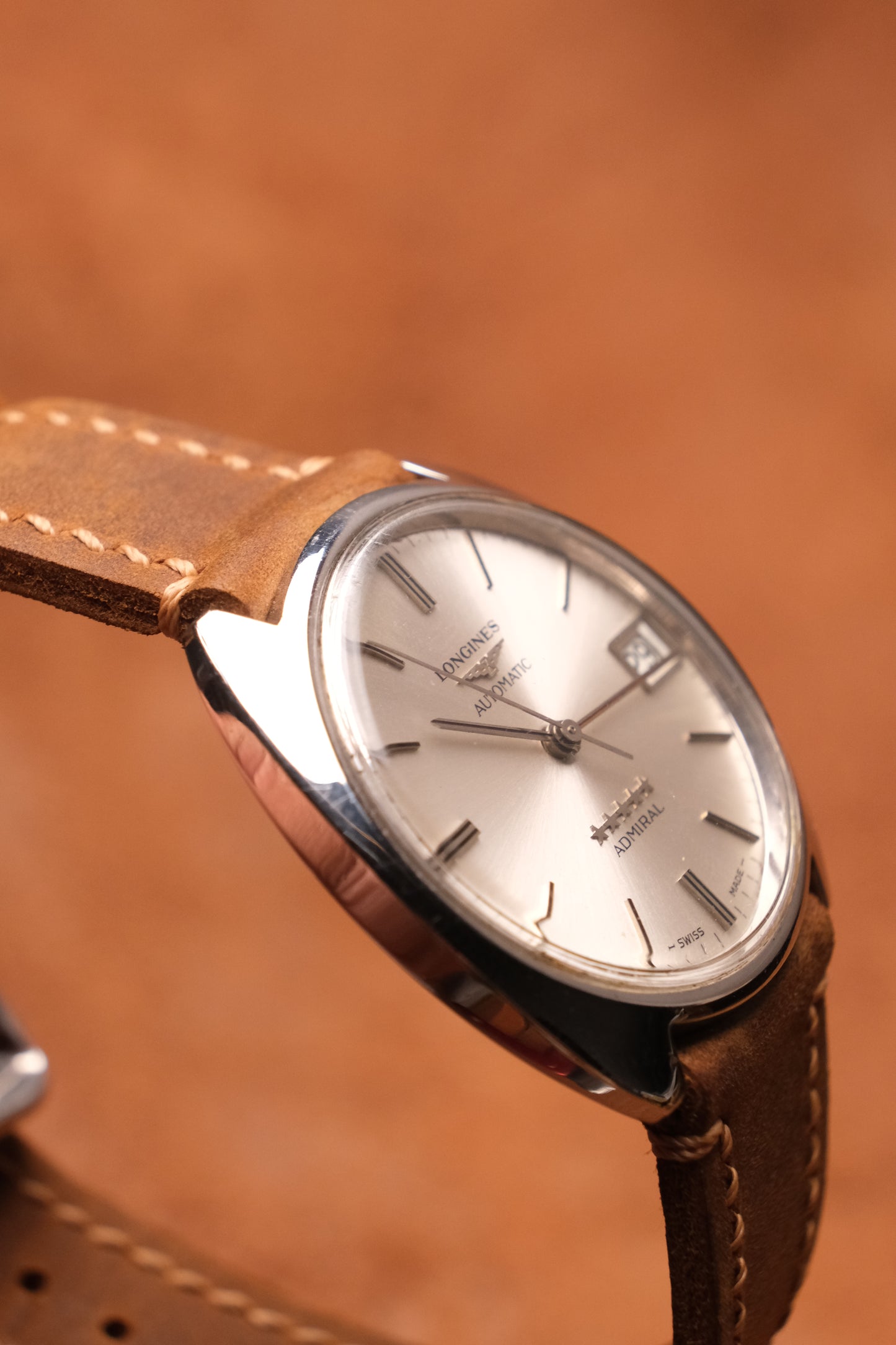 1970s Longines Admiral 5 StarS Automatic Day Vintage Cal 6651