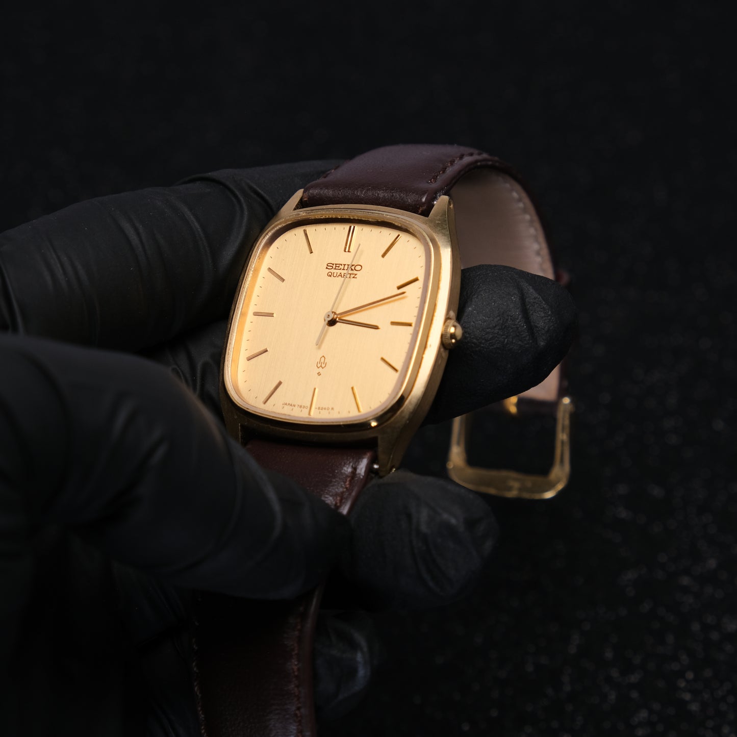 Seiko Quartz Men's Watch 30mm Gold Vintage Nice Condition Wrist Watch