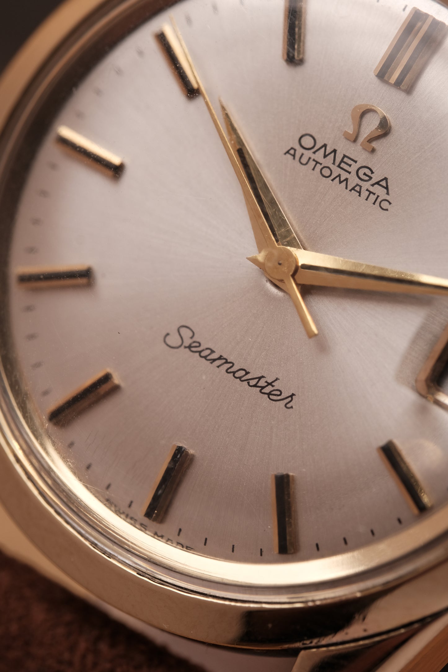 Vintage Omega Seamaster Automatic Gold Capped 166.010-63 ( Sapphire case back)