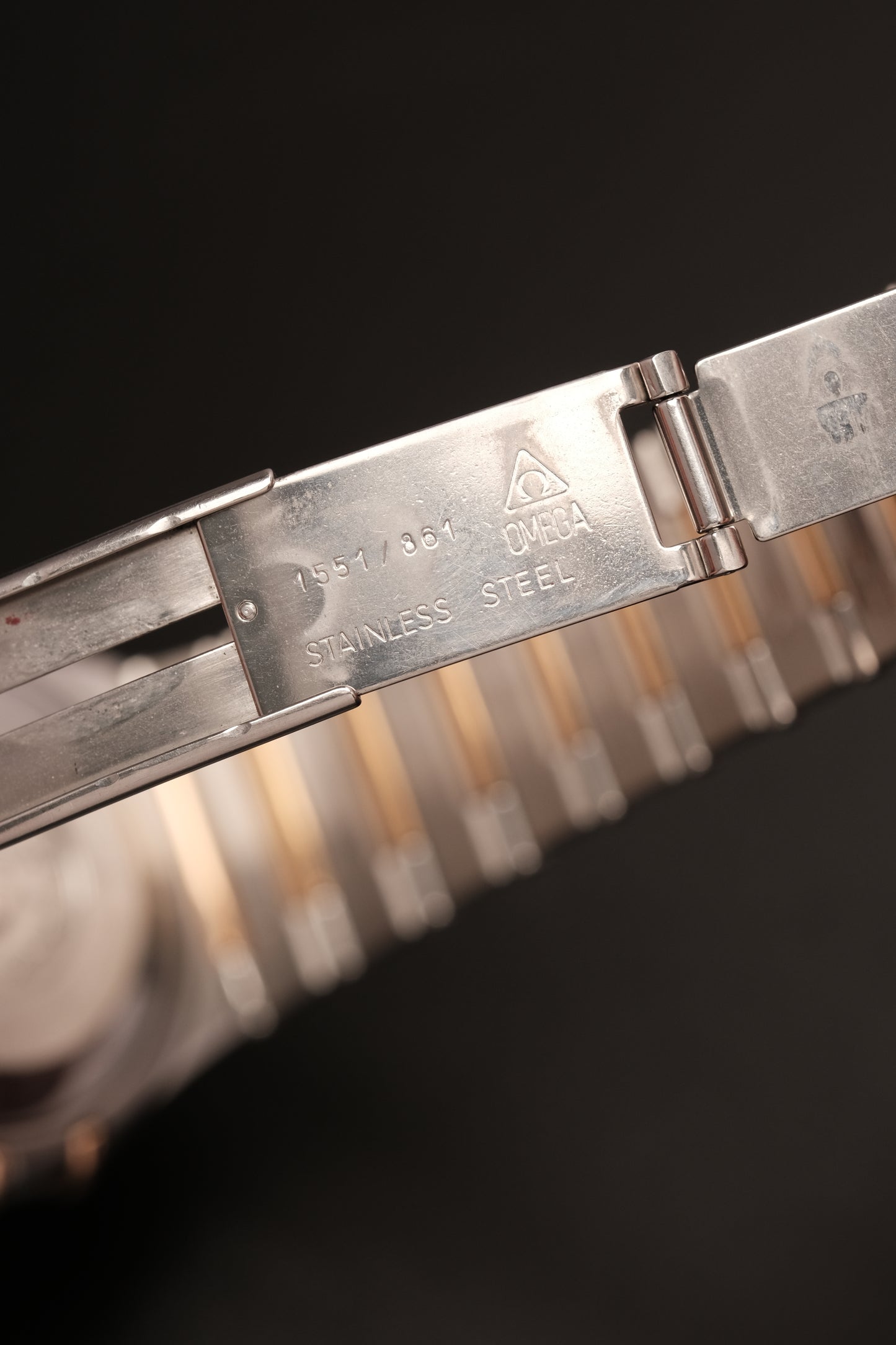 OMEGA WATCH CONSTELLATION 1301.60.00 - STAINLESS STEEL ROSE GOLD CHOCOLATE DIAMONDS (2000S)