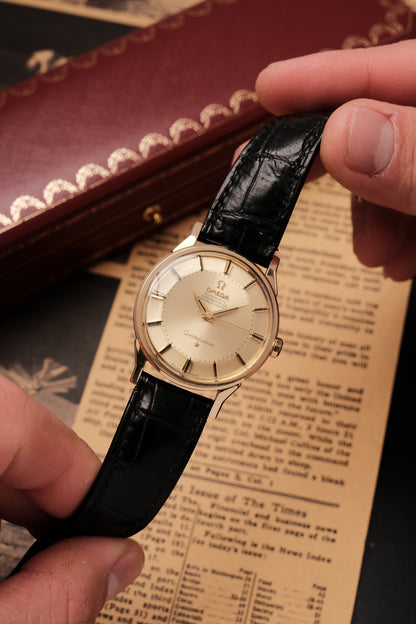 1964 OMEGA CONSTELLATION PIE PAN DOG LEG CHAMPAGNE Dial AUTOMATIC CHRONOMETER REF. 167.005
