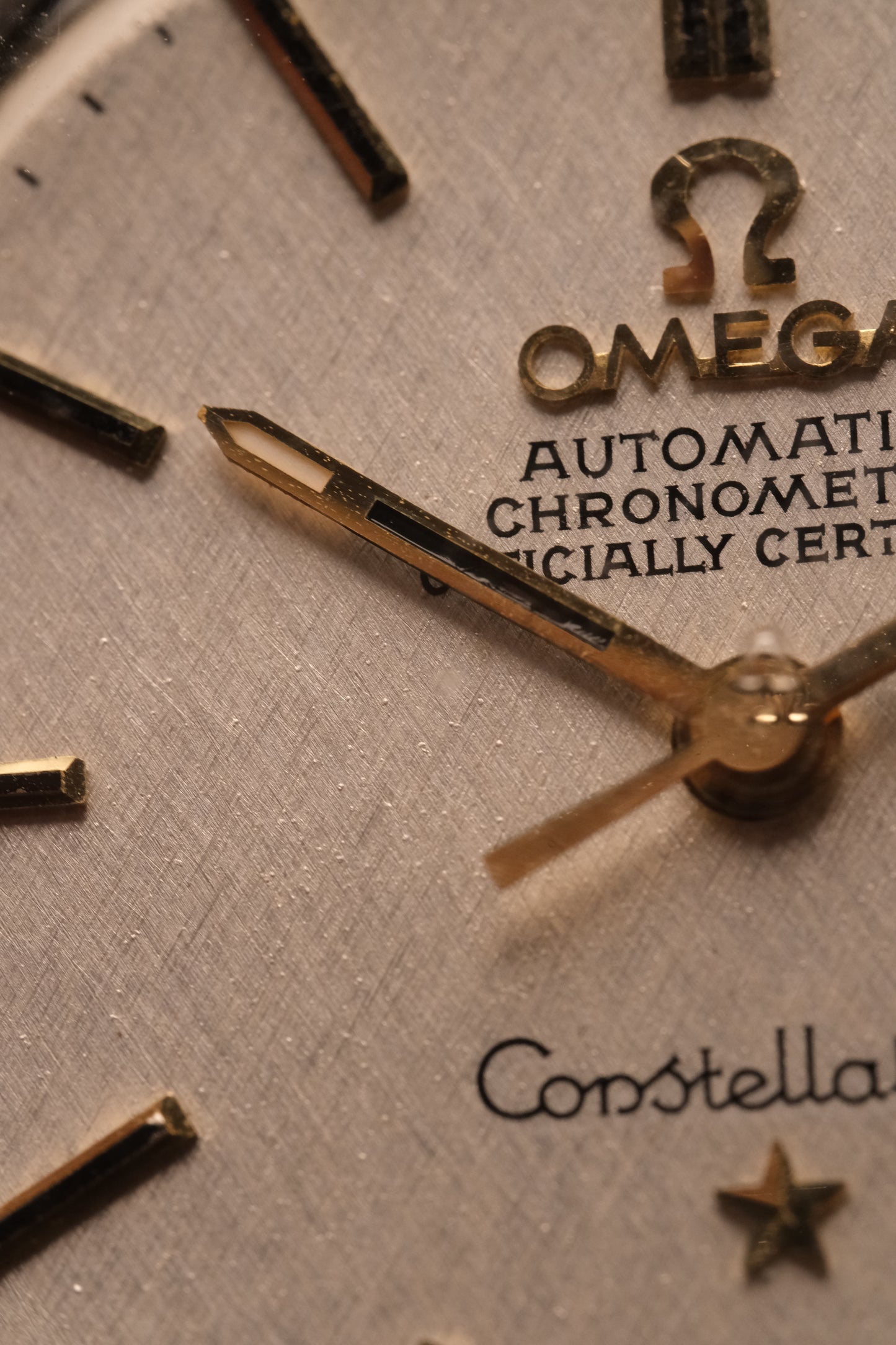 OMEGA Constellation C-shape Day-date Chronometer Linen White Dial  - 168.029