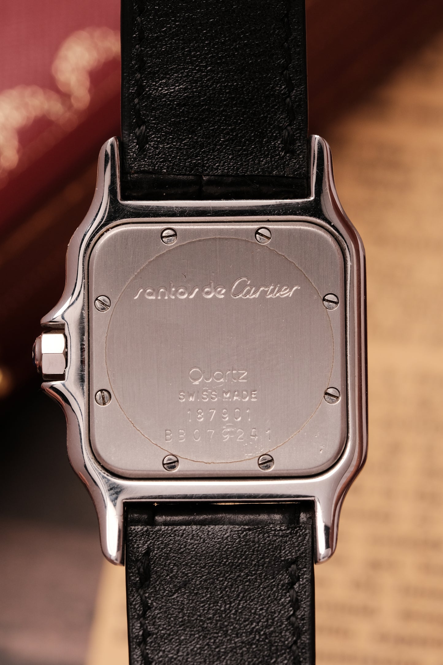 Cartier Santos Galbée Ref. 187901 29x41mm Soft Curved Case