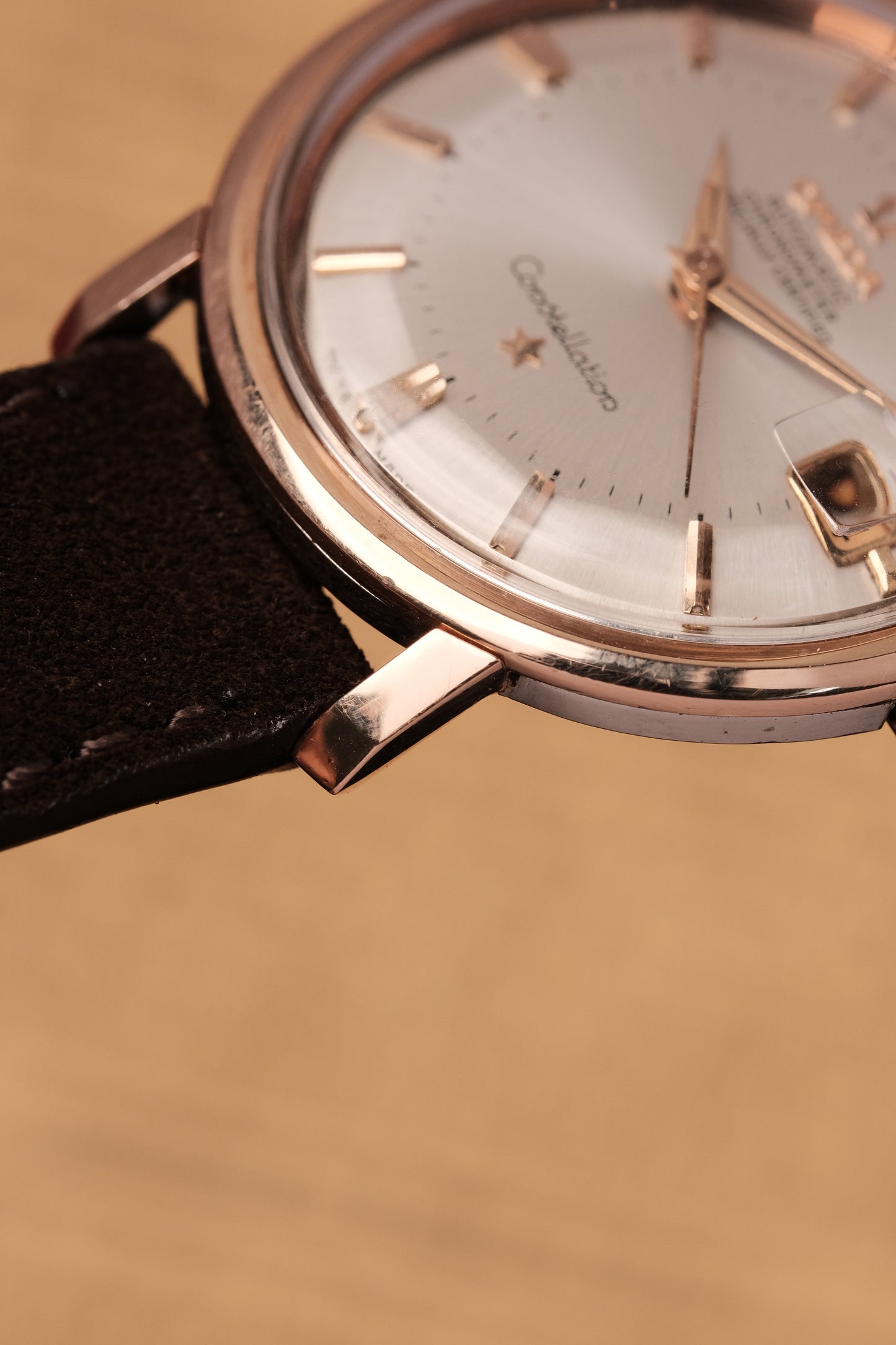 1966 OMEGA CONSTELLATION PIE PAN White Dial Rose Gold AUTOMATIC CHRONOMETER REF. 168.004