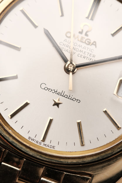 1969 OMEGA Constellation C-shape Day Chronometer White Dial - 168.017
