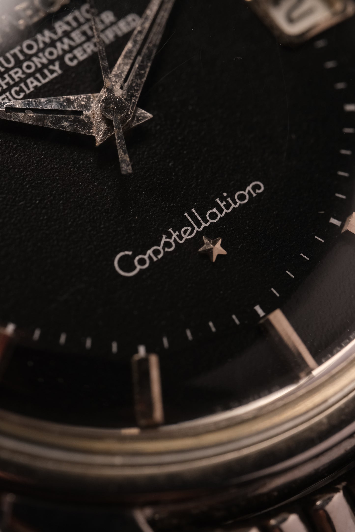 Omega Constellation Pie Pan Black Dial Chronometer  Ref. 168.005