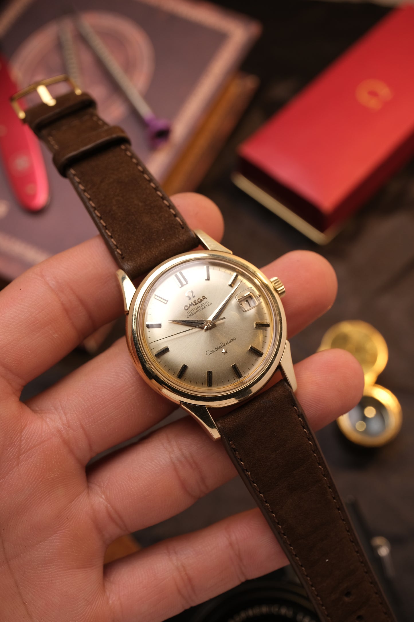 OMEGA CONSTELLATION JUMBO 37mm AUTOMATIC CHRONOMETER REF. 14777 62 SC