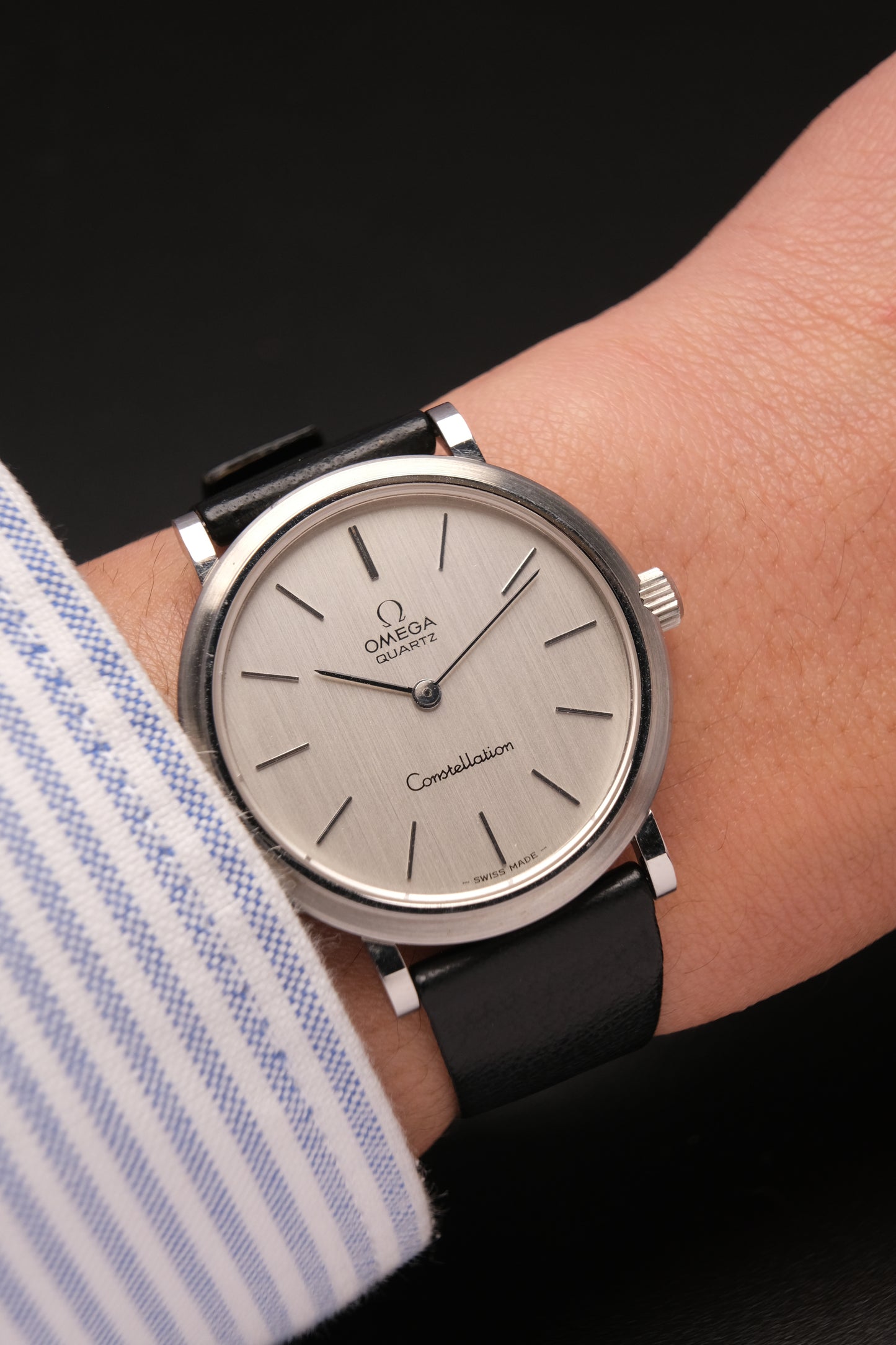 1976 OMEGA CONSTELLATION MENS VINTAGE QUARTZ  - STAINLESS STEEL